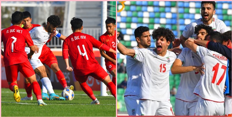 U20 Iran thể chất quá vượt trội so với U20 Việt Nam