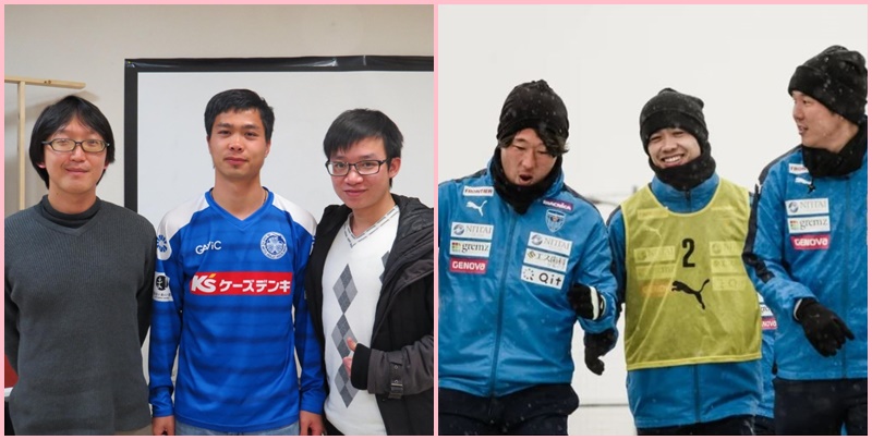 Jun Usami (từ trái qua), Nhà báo không lạ gì Công Phượng