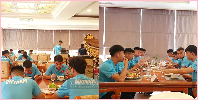 Các món mà cầu thủ Việt Nam chọn ăn khá đa dạng. Thông tin từ VFF, các suất ăn được đảm bảo về chế độ dinh dưỡng, ban hậu cần đã tiền trạm từ trước để đảm bảo chất lượng món ăn cho các cầu thủ. Các cầu thủ Việt Nam đang thích nghi tốt để hướng đến trận đấu đầu tiên với ĐT U22 Lào 30/4.