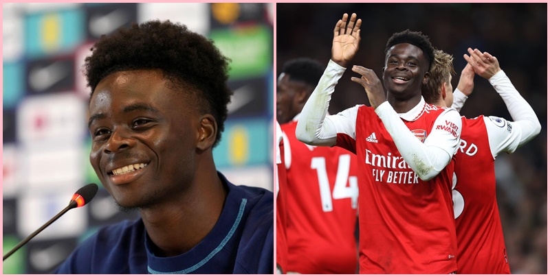 Bukayo Saka hạnh phúc khi gia hạn hợp đồng với Arsenal